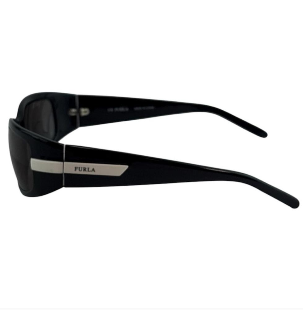Furla Glossy Black Sunglasses with Case (EUC) - Picture 8 of 15